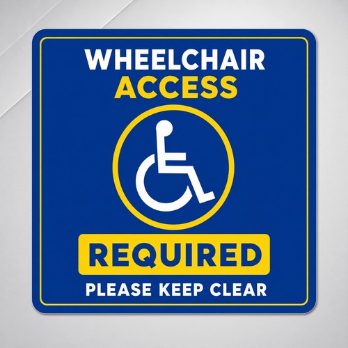 Wheelchair access required - wheelchair,