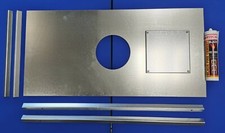 Stove register plate, steel