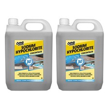 Sodium Hypochlorite 2 x 5L High Strength 14-15% Concentrate Patio Clean One Chem