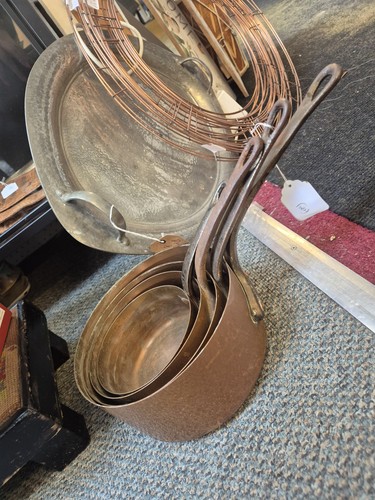 Copper pans set - copper,