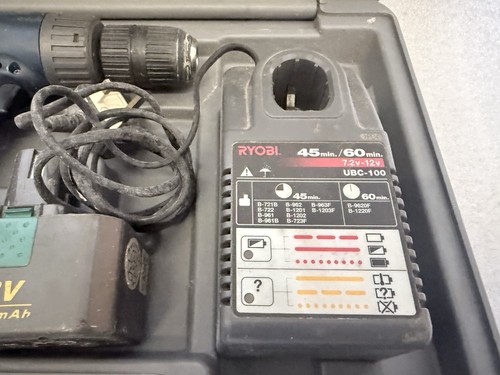 Ryobi drill with battery - drill, battery’s