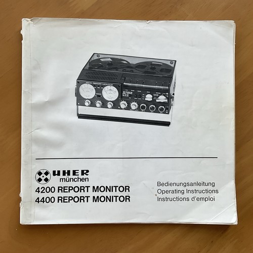 Uher 4200 4400 report - uher, monitor