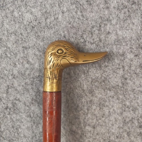 Vintage wooden walking stick - vintage,