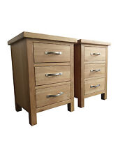 Matching Pair Regal Light Oak Bedside Cabinets / Bedside Locker / Bedside Table