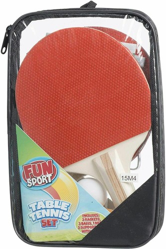 Table tennis set with two - table,
