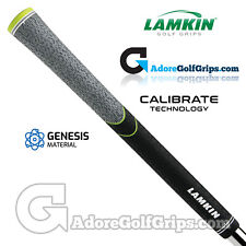 Lamkin ST+2 Hybrid Cord Calibrate Standard Grips - Black / Grey / Lime Green x 1