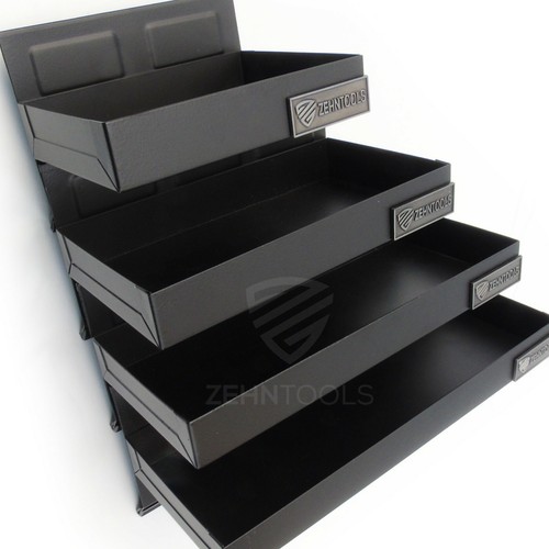 Black magnetic tool box - magnetic,