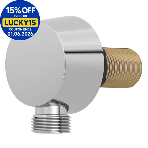 Bathroom round wall elbow - wall,