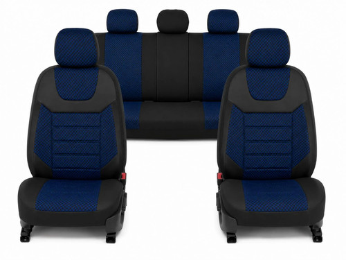 Seat covers black blue for - black,