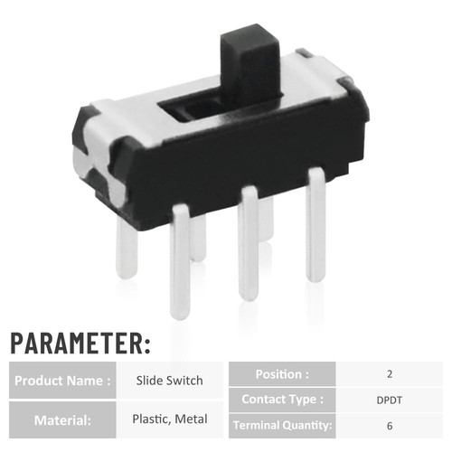Pin position dpdt vertical - 6,