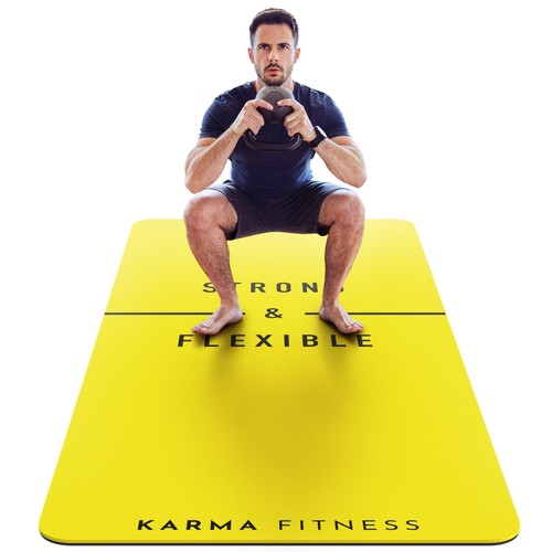 Large exercise mat extra - mat,