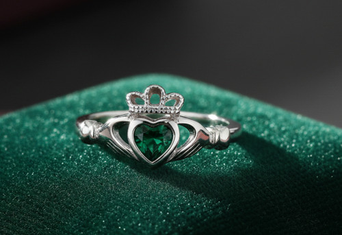 Sterling silver emerald - sterling,