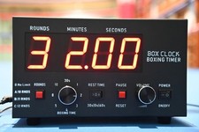 Boxing MMA Interval Round Timer Clock for Punch bag and Circuit Training