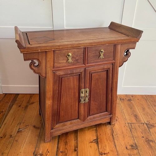 Chinese altar cabinet wood - chinese,