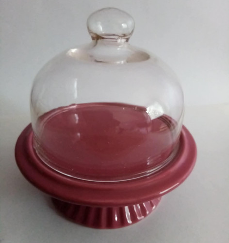 Ceramic pedestal cake stand - ceramic,