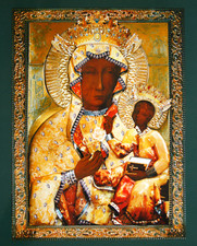Black Madonna with child