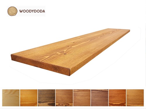 Redwood floating shelf - floating,
