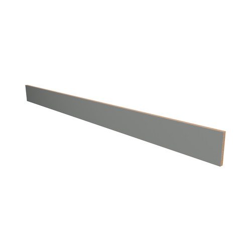 Matt dust grey kitchen - grey, plinth