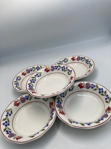 Adams old colonial floral rim - adams,