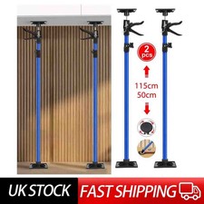 2pcs Adjustable Drywall Plasterboard Builder Ceiling Easy Support Prop 50-115cm