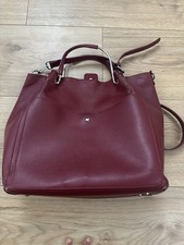 Zara large tote bag Maroon
