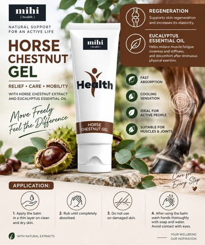 Mihi horse chestnut gel with - horse,