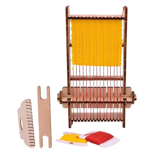 Weaving loom with - weaving,