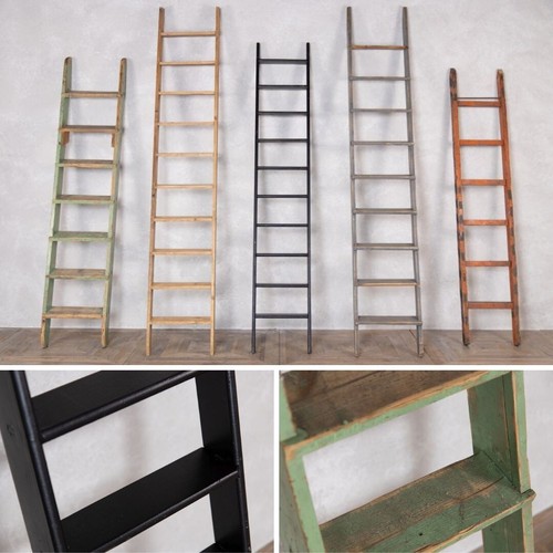 Vintage ladders wooden - vintage,