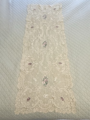 Antique net lace - antique,