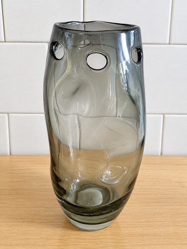 Serax belgium art glass smoky - art,