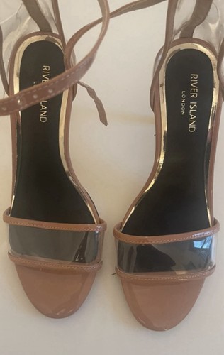 River island nude perspex - nude,