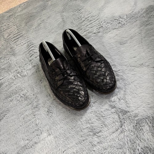 Bally vintage black woven