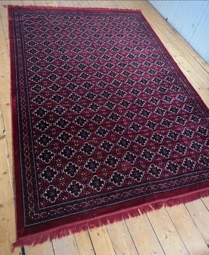 Large burgandy rug