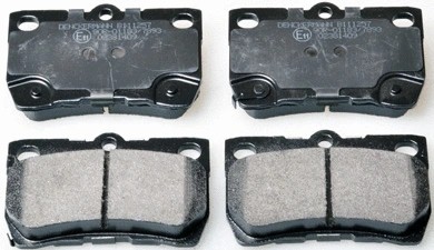 Rear brake pad set - rear,