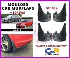 Rubbert Car Mud Flaps Splash guards set of 4 front and rear for Kia Rio sednoa