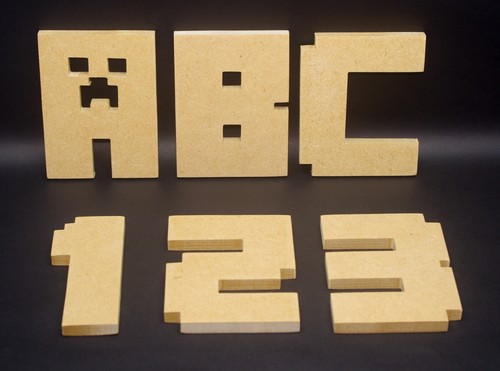 Wooden letters and - wooden,