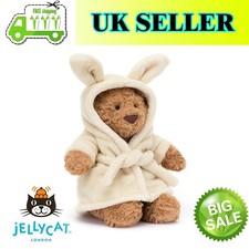 Jellycat Bartholomew Bear Bathrobe plush doll Brand New With Tag+ Dust Bag UK