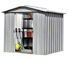 8495 Yardmaster Apex Metal Garden Shed - Maximum External Size 6'8"x 6'6"