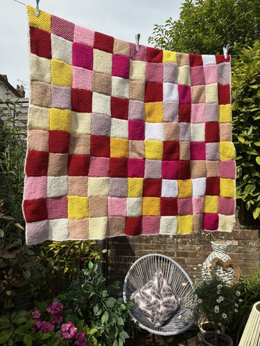 Vintage large hand knitted - large,
