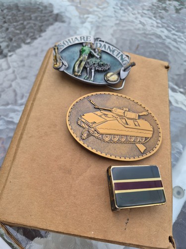 Vintage belt buckles - 3,