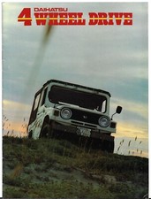Daihatsu 4 Wheel Drive F20 F50 1977-1978 UK & Export Markets Brochure Fourtrak