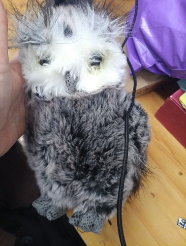 Aurora owl plush fluffy soft - plush,
