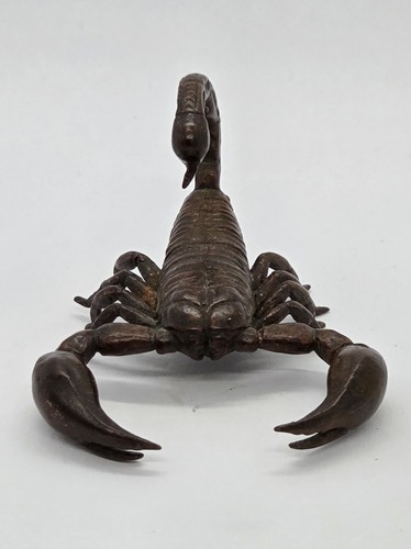 Japanese bronze scorpion - japanese,