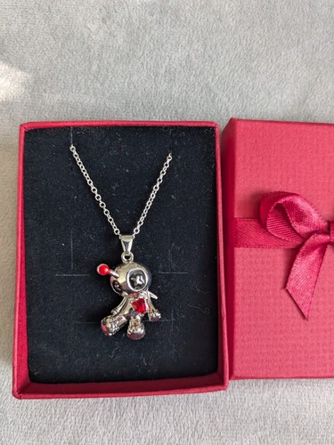 Voodoo doll pendant - doll, necklace