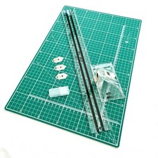 Jakar A3 Picture Photo Mount Cutter 40cm Guide Ruler & Cutting Mat Set Kit NEW