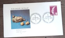GREENLAND TUPILAK NATIVE CARVINGS SCOTT#102  N CACHET 1978 FDC  UNADDR