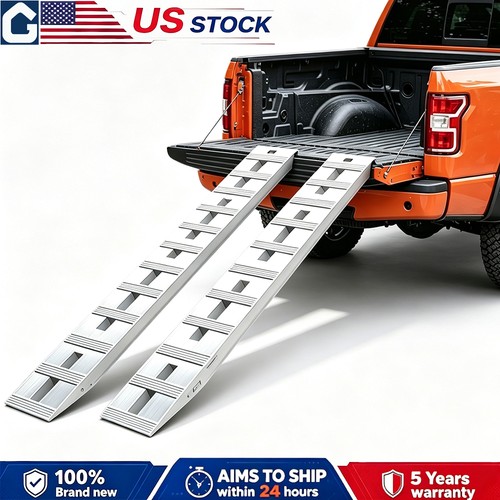 Pair x12 aluminum ramps - 1, 60''x12"