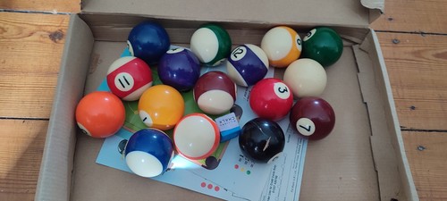 Set pool balls white - pool,