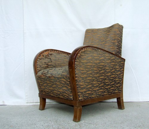 Art deco armchair club - deco,