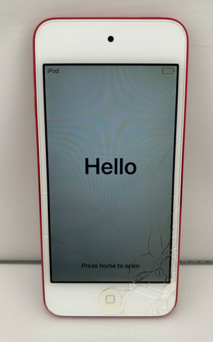Red apple ipod touch - (product),